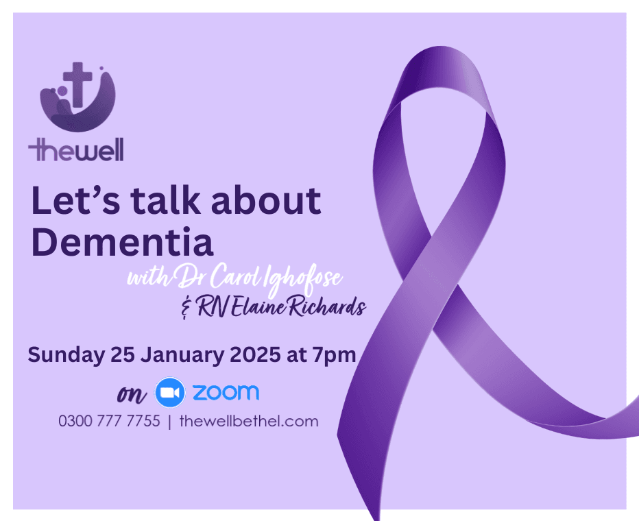 Let's talk about Dementia with Dr Carol Ighofose & RN Elaine Richards
