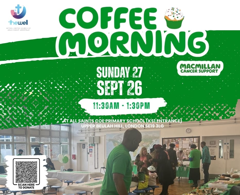 Annual Macmillan Coffee Morning